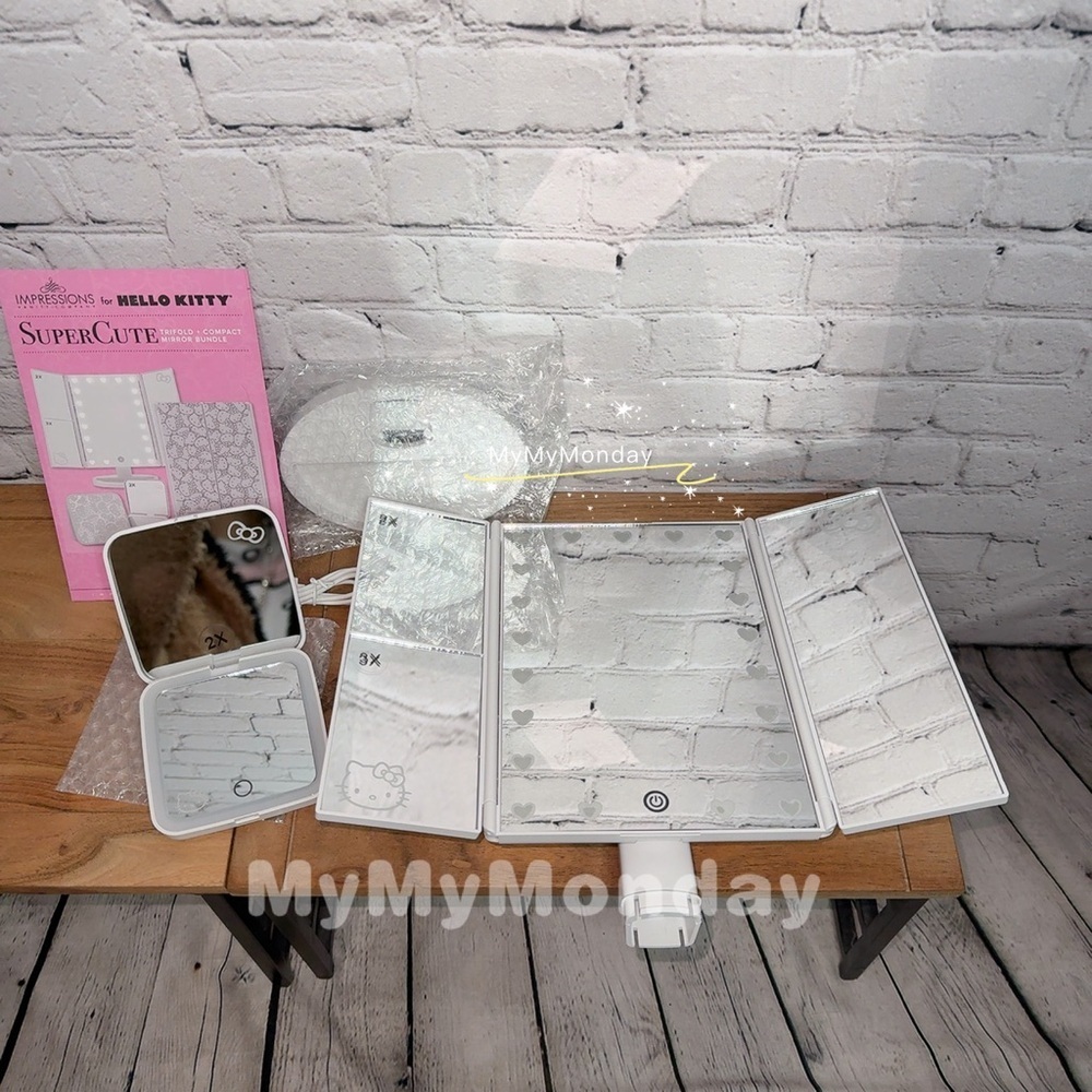 Impressions Hello Kitty Mirror And Compact Mirror Bundle - Picture 6 of 6